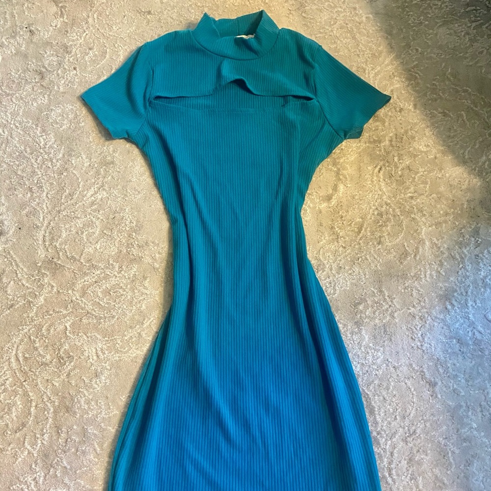 Blue dress